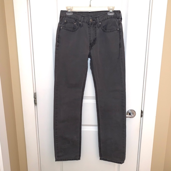 Mens Levi's 514 White Tab Straight Fit Jeans Grey Size 29/ 32 - Picture 1 of 14